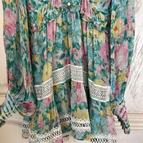 Hemant & nandita georgette dress - Picture 7 of 10